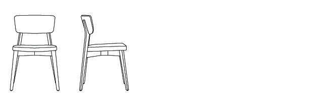 27390 – Armless Chair, with Standard Back