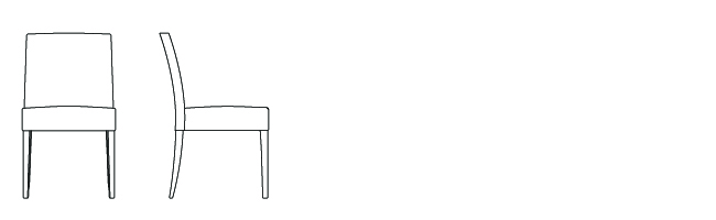 01611 - Armless Chair
