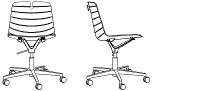 6464 - Polished Finish Swivel Base