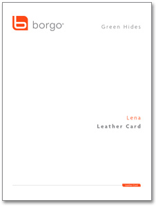 Borgo - Lena - Leather Card