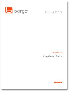 Borgo - Madras - Leather Card